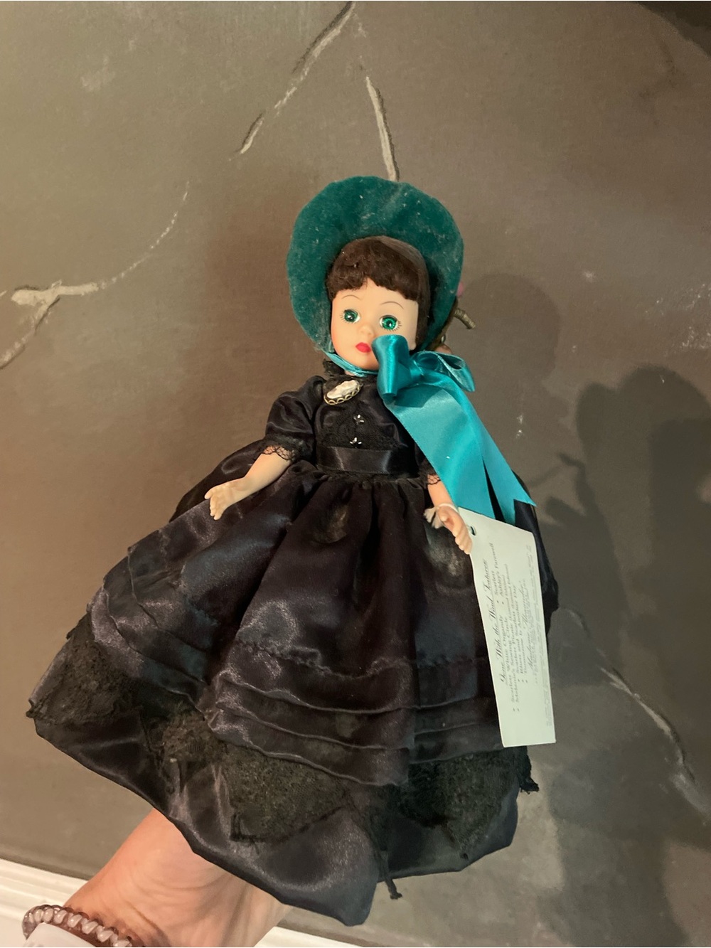 10" Madame Alexander "Scarlett O'Hara In Mourning" doll Gone with the Wind